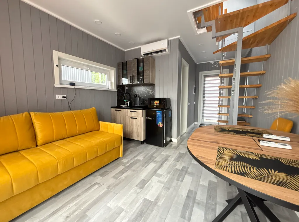 Дом с сауной в лесу