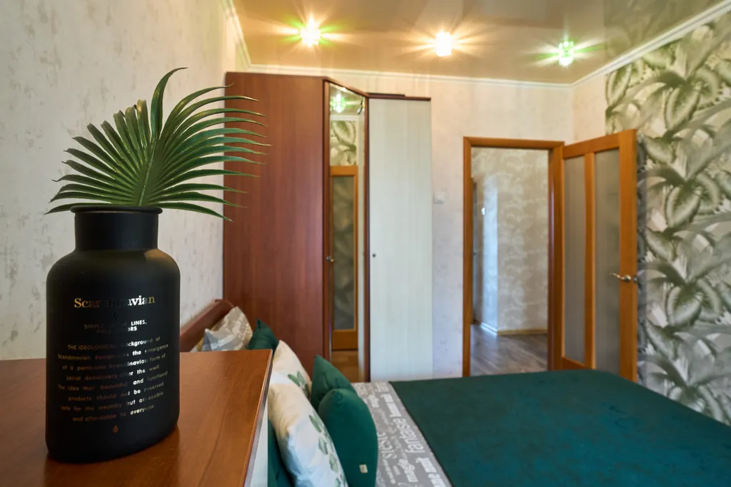 Двухкомнатная квартира с красивым видом из окна