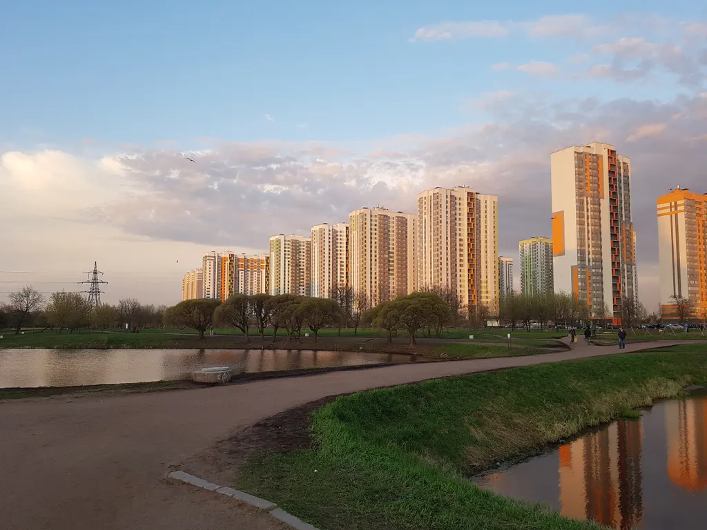 Уютный апартамент у метро проспект Славы