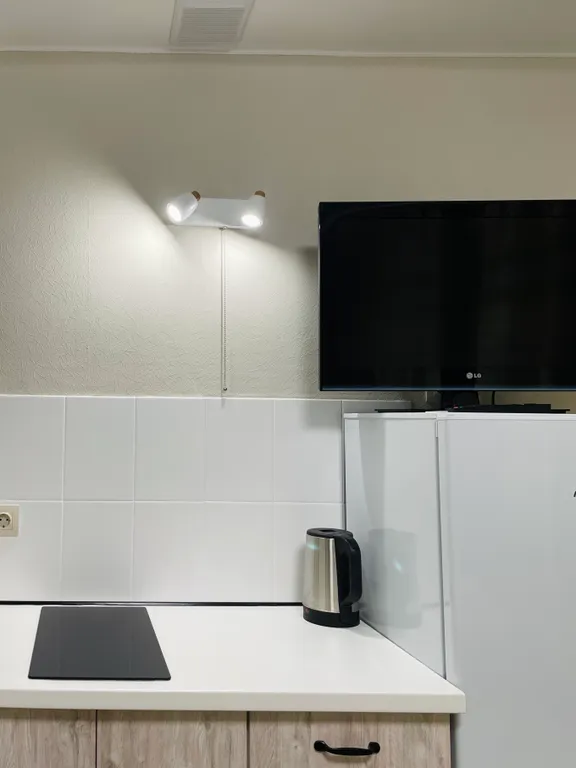 Квартира Уютная большая квартира-студия с ванной и балконом — Сапроново