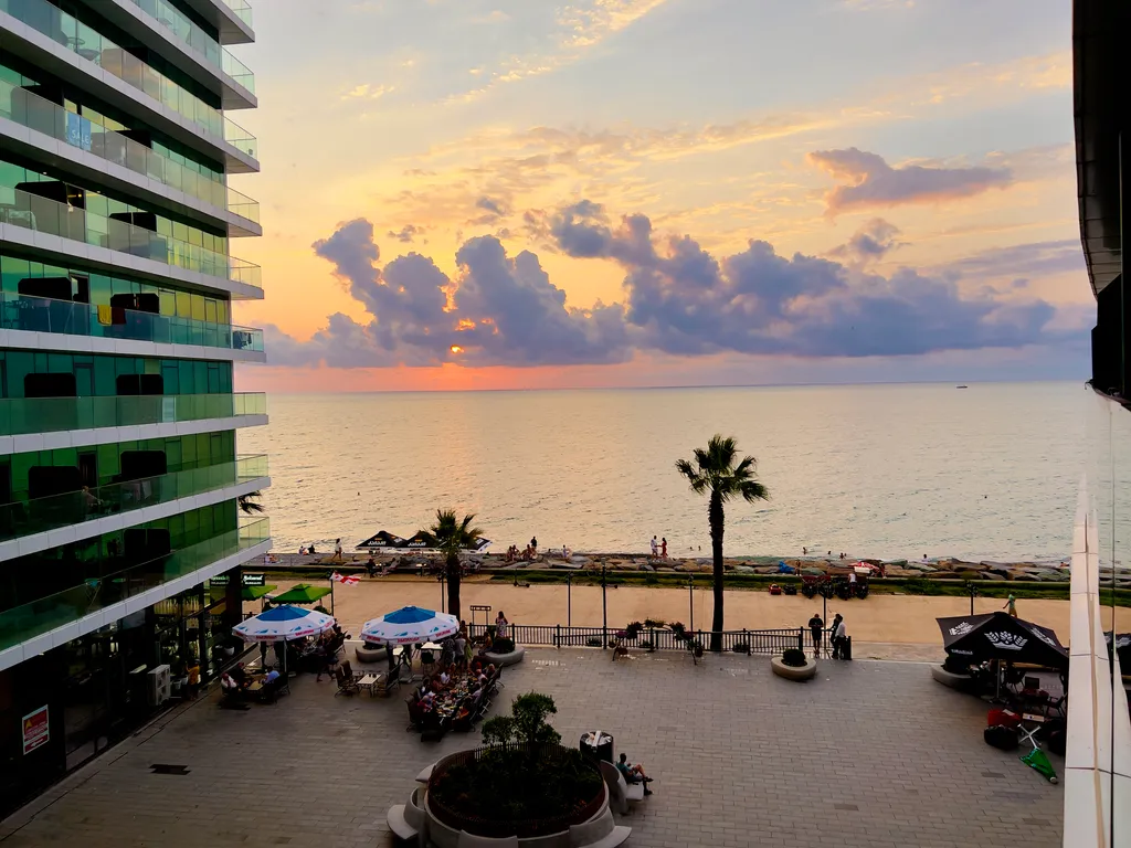 Люкс апартаменты в Batumi View с видом на море