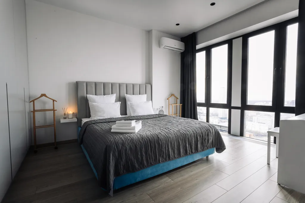 Квартира Квартира Skyfall с панорамным видом с 46 этажа небоскреба Савеловский — Москва