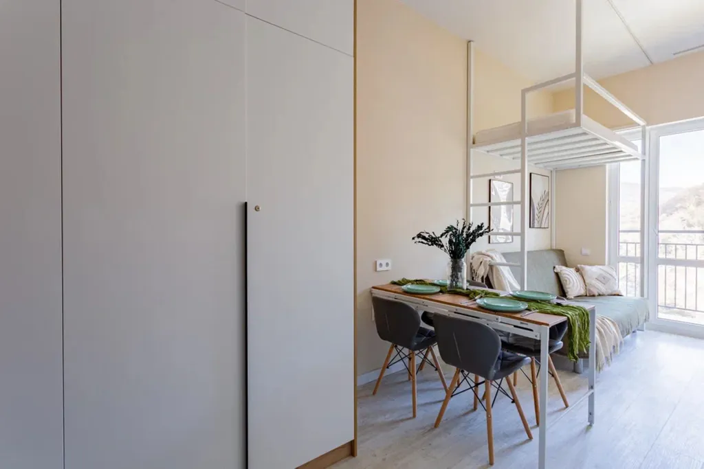 Двухкомнатная квартира с видом на море в ЖК Летний