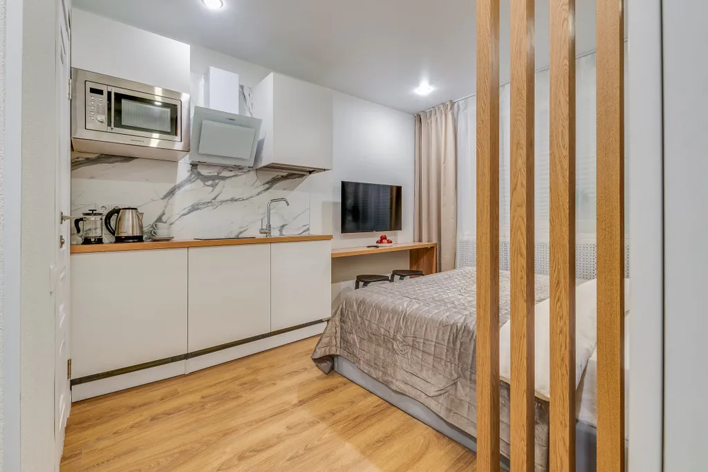 Квартира Стильные апартаменты у парка с озером — Санкт-Петербург