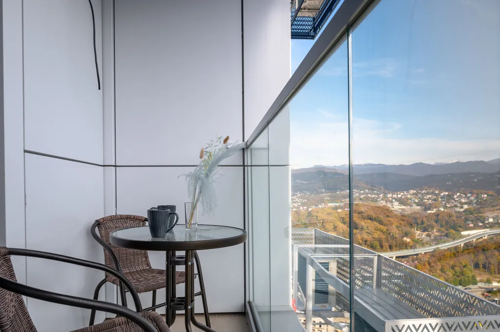 С видом на горы