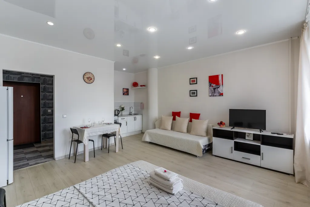 Светлая квартира в центре Тюмени