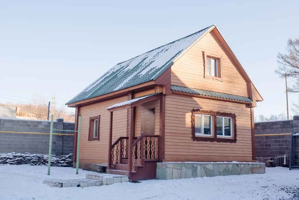 Дом с баней в Абзаково