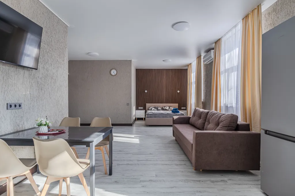 Большая студия для отдыха и восстановления после долгой поездки