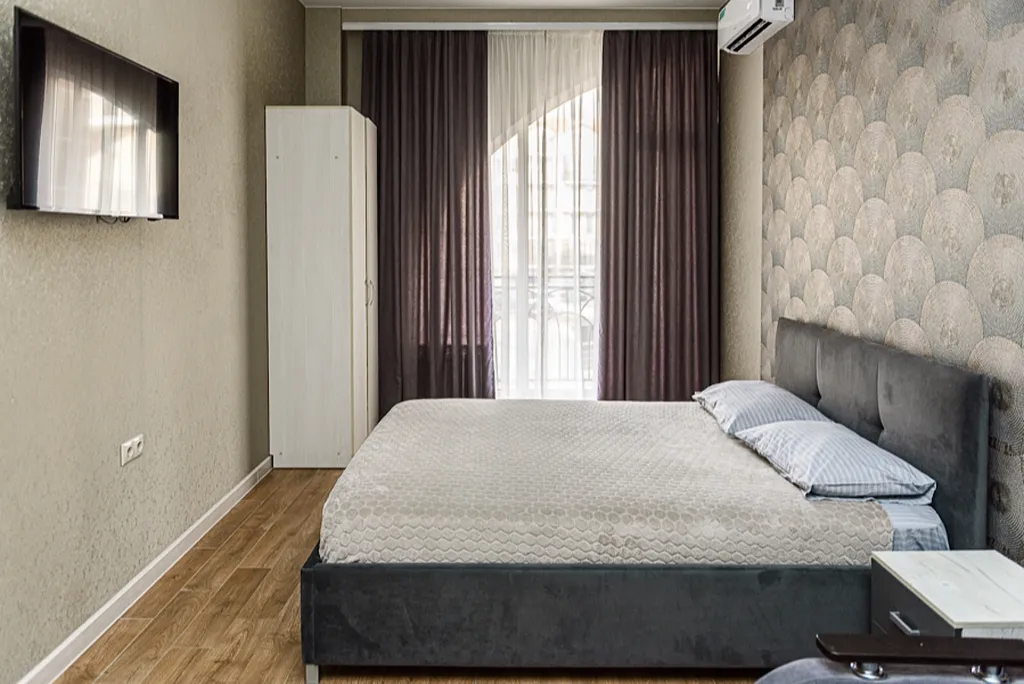 Квартира Квартира Студия с балконом и видом на море в ЖК Черноморский-2 — Геленджик