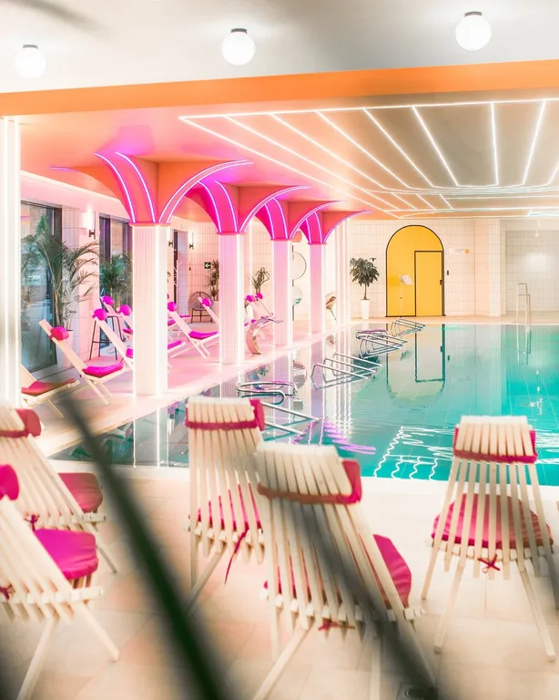 Апартаменты в Баден СПА подогреваемым уличным бассейном