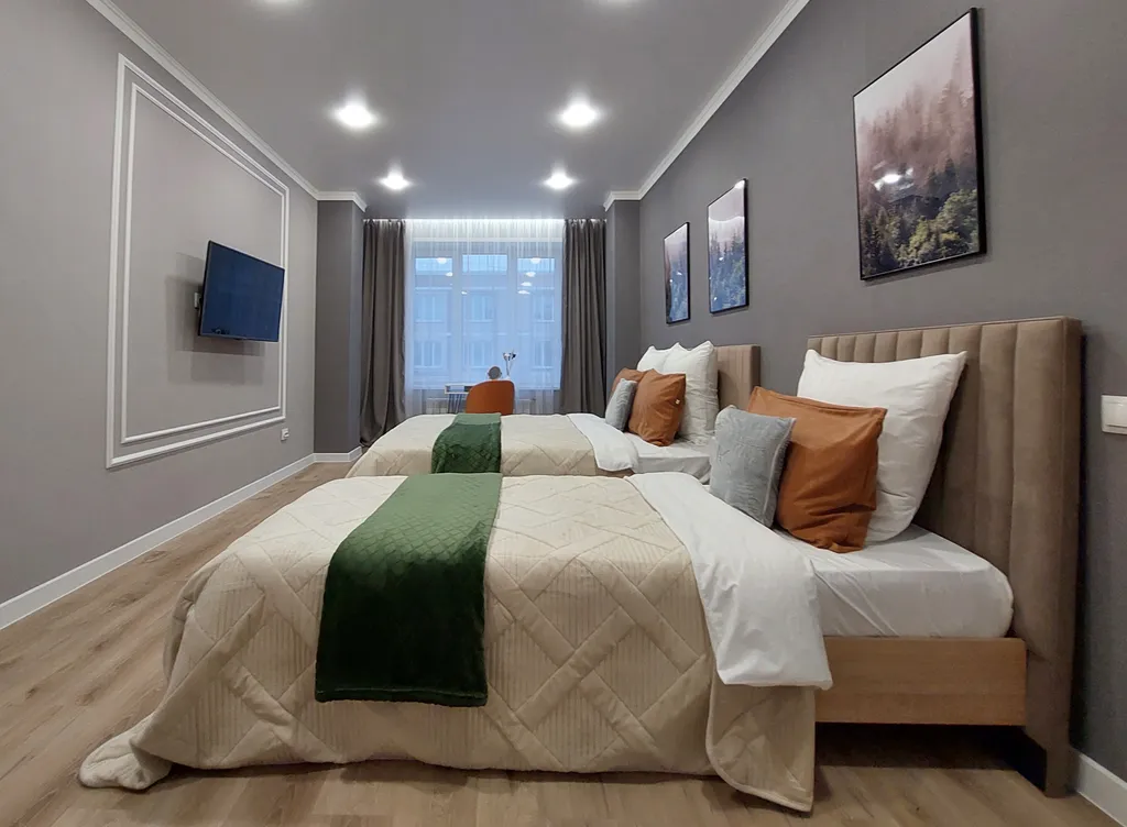 Квартира в современном экостиле с кондиционером