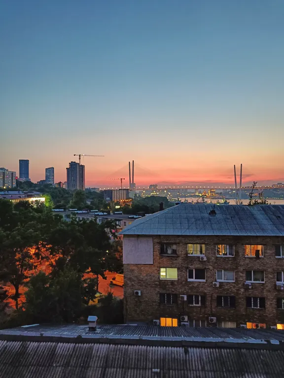 Квартира Квартира Гостинка с видом на Золотой мост — Владивосток