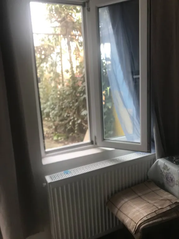 Комната в грузинском доме с зеленым садом