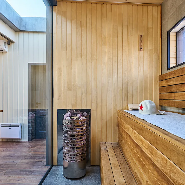 Домик в Икше с камином и сауной (Glassbox108 Premium 1)