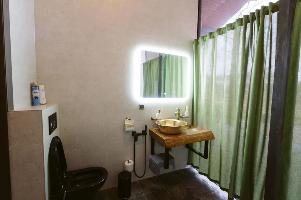 Домик с камином и кондиционером