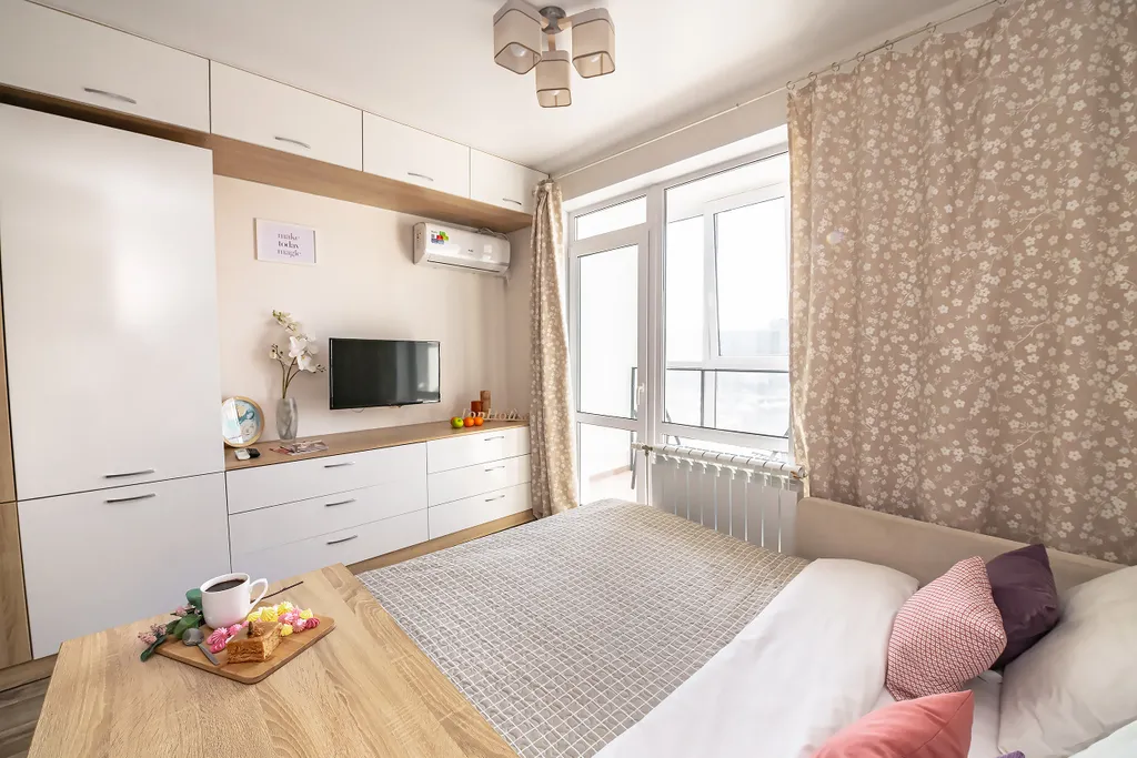 Светлая и уютная квартира в новом доме рядом с Калина молл