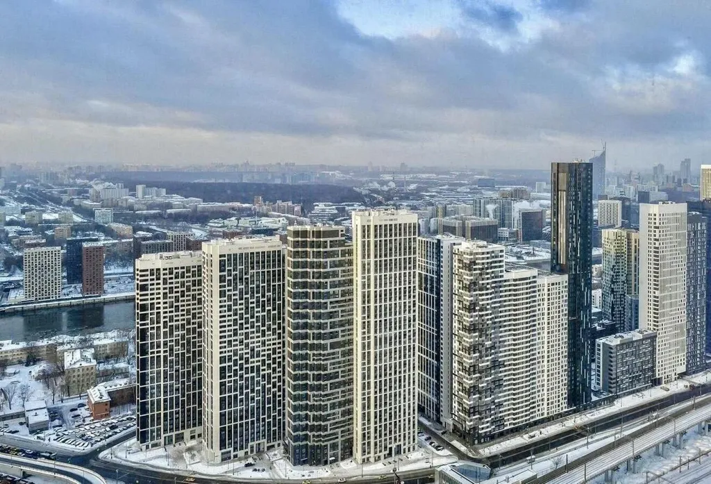 Квартира Квартира Sky City Moscow Уютная Студия на 43 этаже с видом на закат! Lux дизайн — Москва