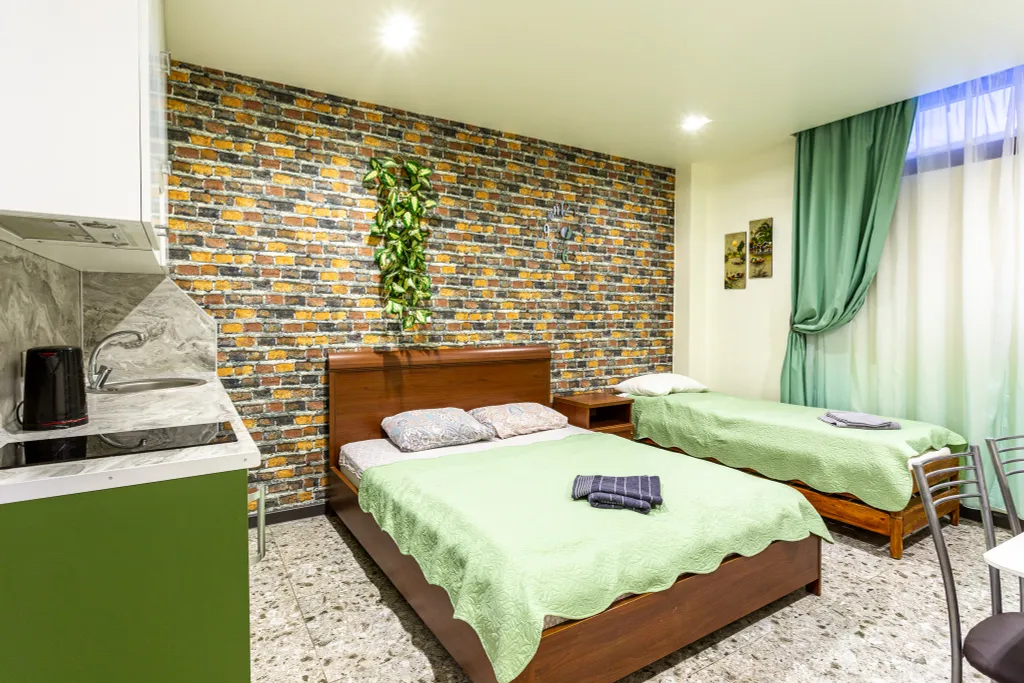 Уютная студия в самом ЦЕНТРЕ курорта на 3х человек