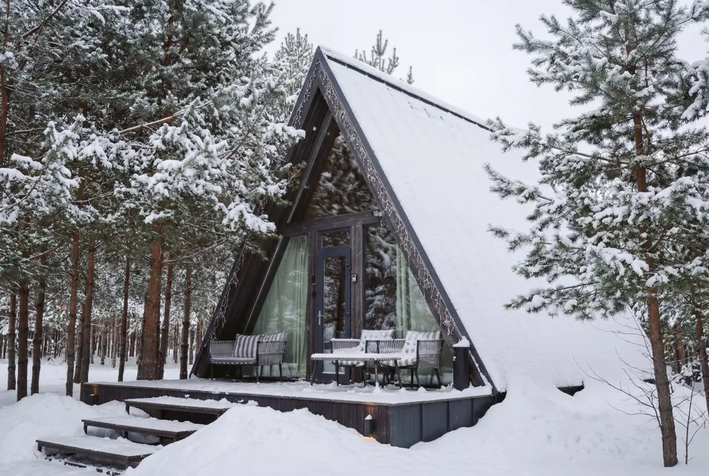 Домик A-Frame без купели 45m2