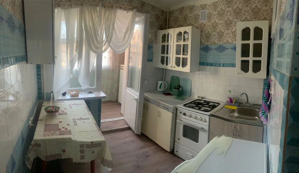 Светлая двухкомнатная в центре города
