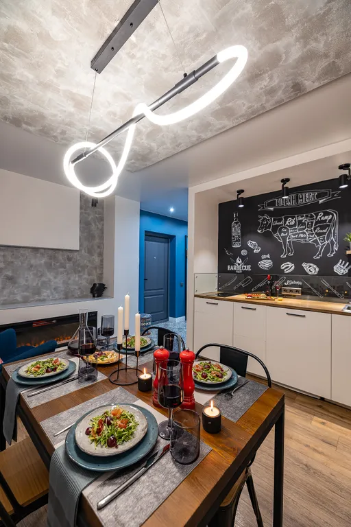 Популярная квартира в центре Британский лофт