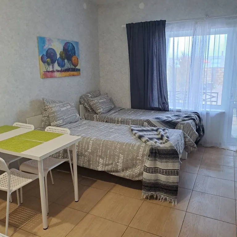 Уютная студия с видом на озеро