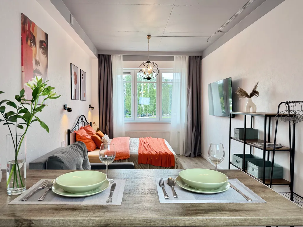 Квартира Квартира Каникулы в Кениге с видом на реку и набережную Рыбной деревни — Калининград