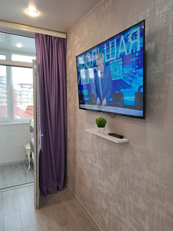 Уютная студия на высоком берегу рядом с морем