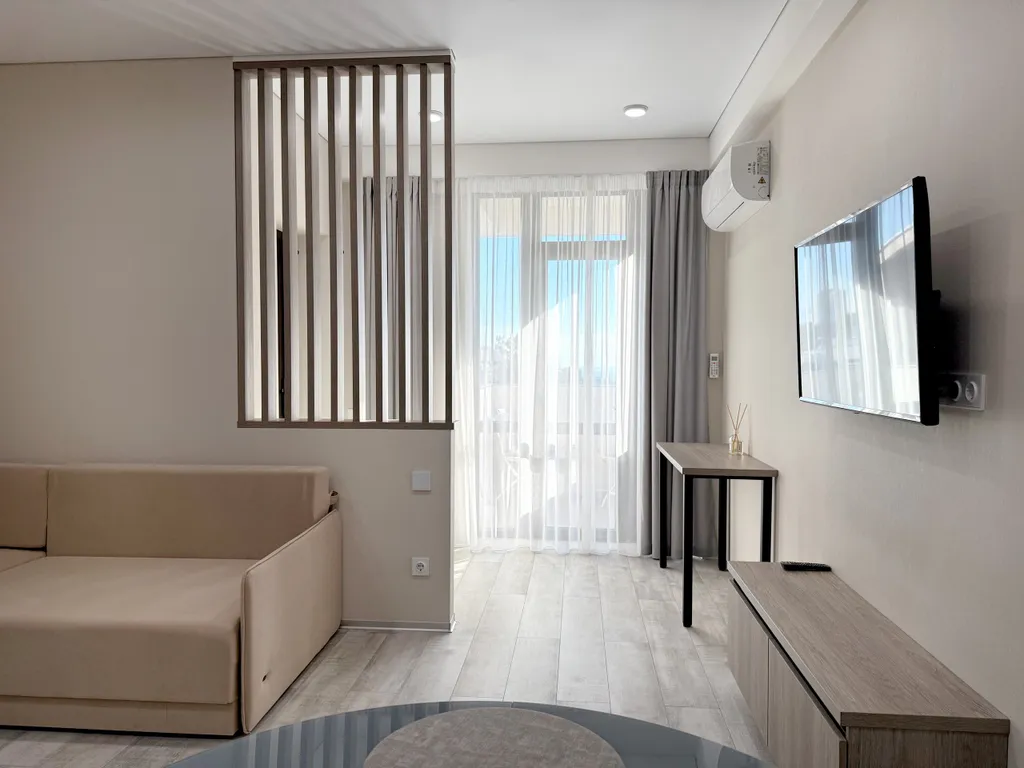 Квартира-студия с дизайнерским ремонтом