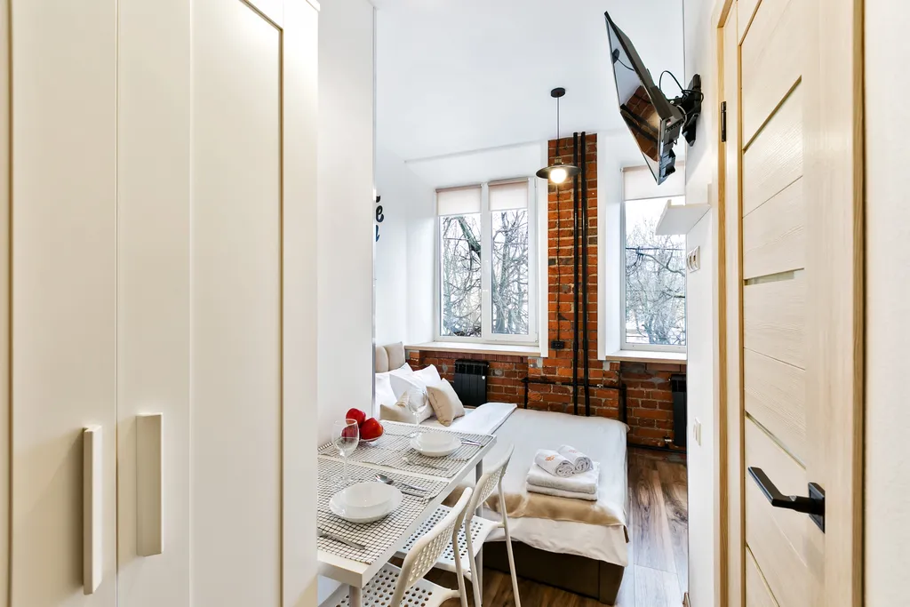 Студия с дизайнерским акцентом