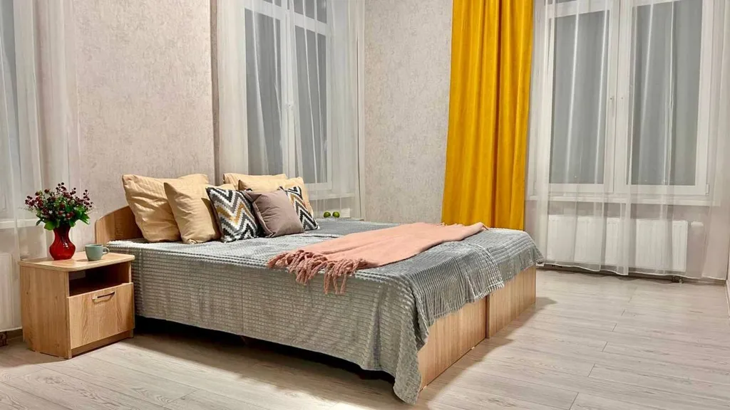 Просторная и уютная квартира с шикарным видом из окна!