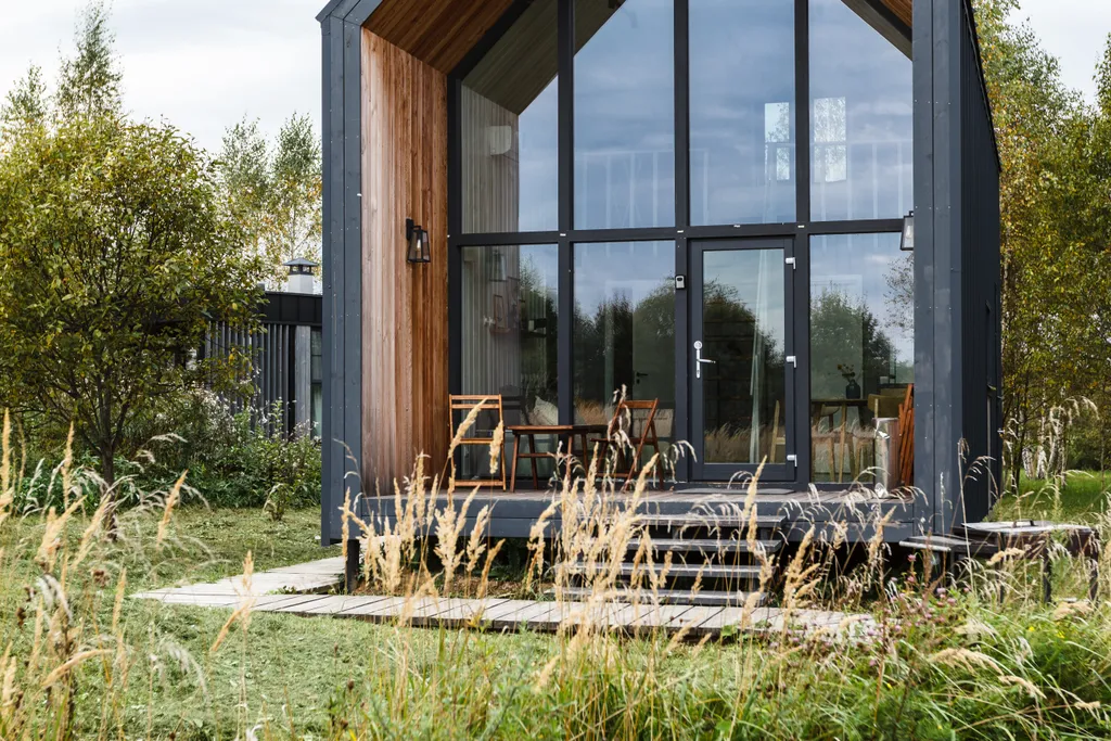 Коттедж Дом с панорамными окнами — Можайск