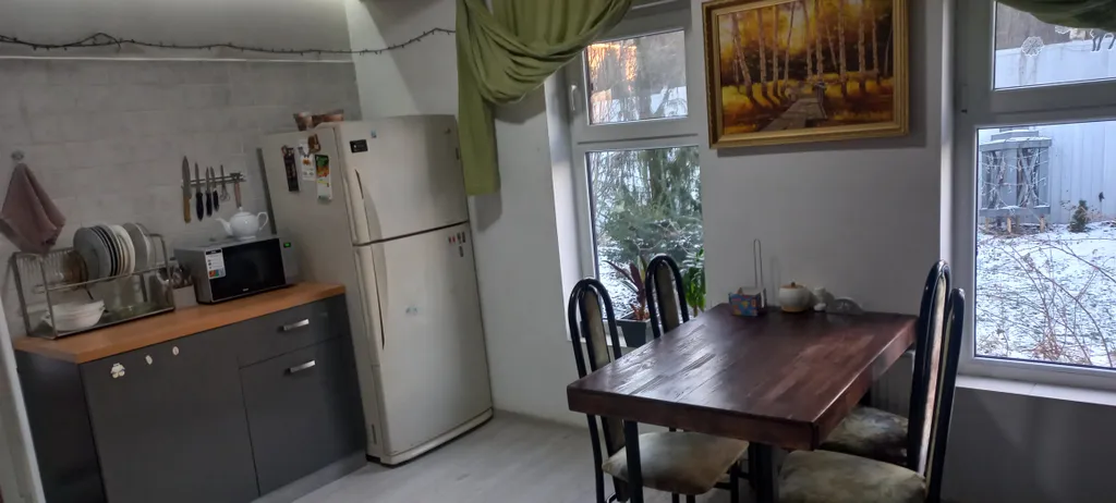 Дом с русской баней внутри.