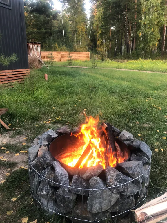 Домики с баней и чанами в Верхнем Дуброво