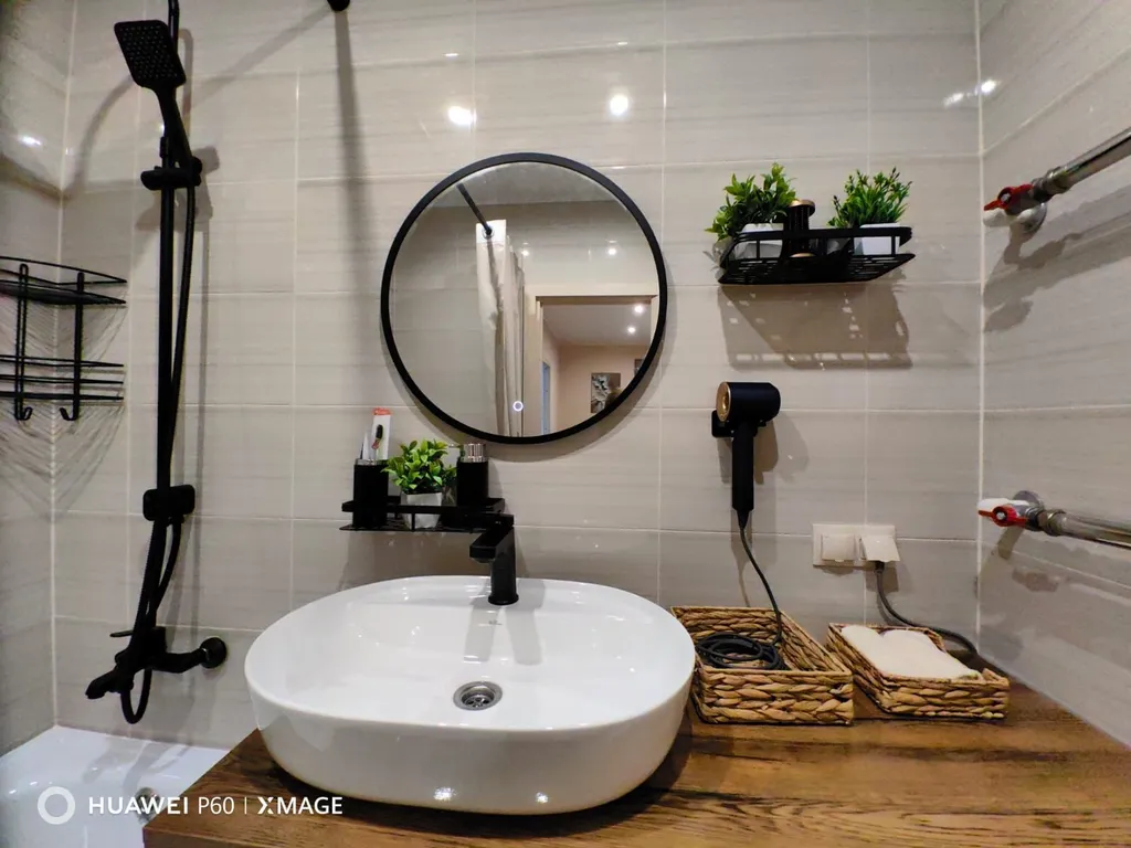 Современная видовая 1-комнатная квартира у реки в Завидово