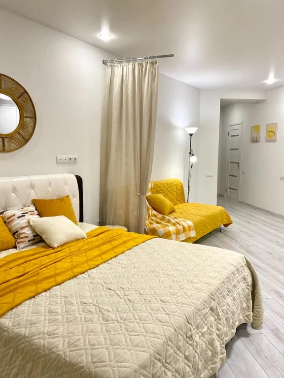 Квартира Люкс апартамент Нарцисс в новом ЖК Ария, рядом с аквапарком — Тюмень