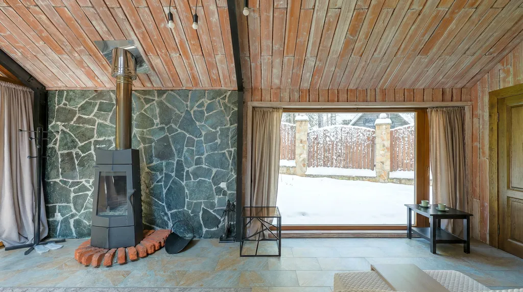 Домик 19 (barnhouse с камином и террасой) 75 м2