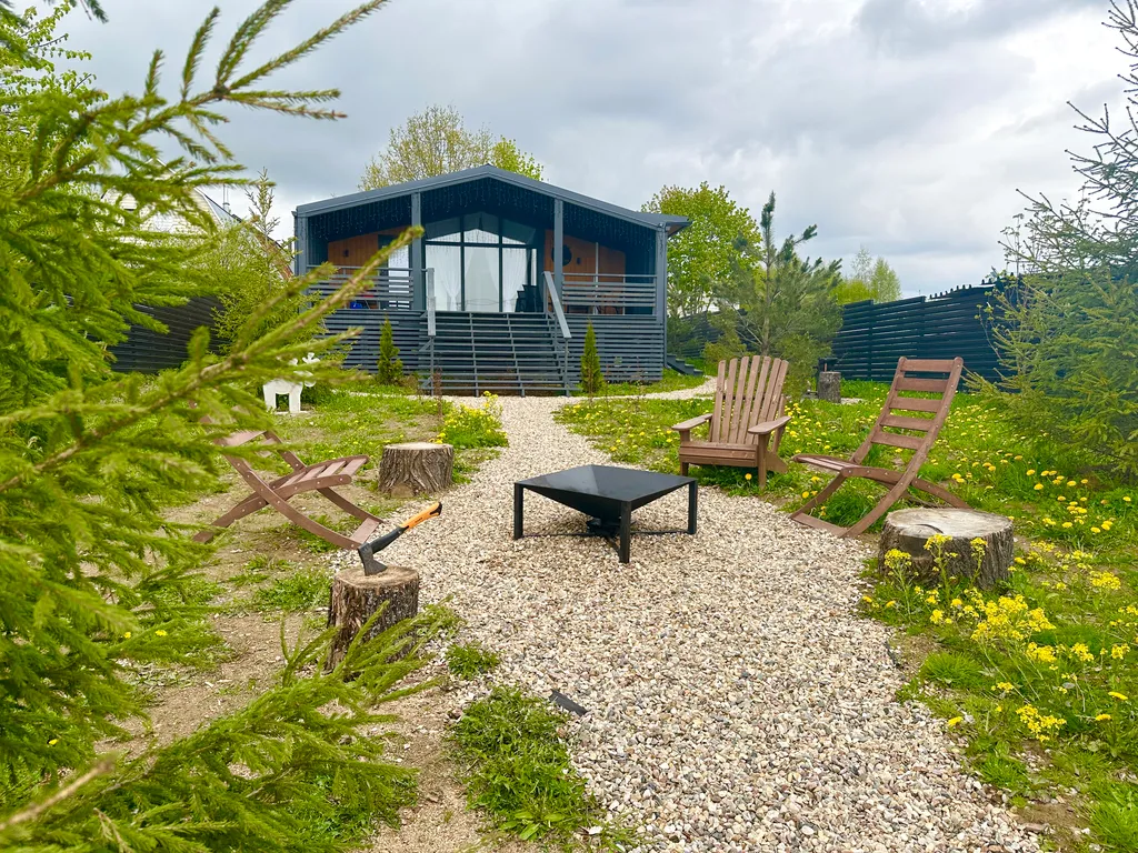 Дом Эльк - уютный коттедж с сауной на отдельном участке