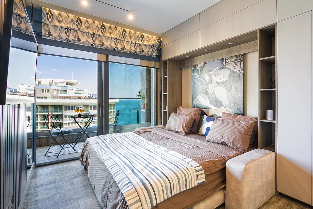 Двухкомнатный апартамент с видом на море с террасой с 2 санузлами