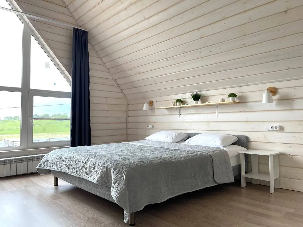 Дом с баней и банным чаном возле горнолыжных склонов Яхрома и Сорочаны