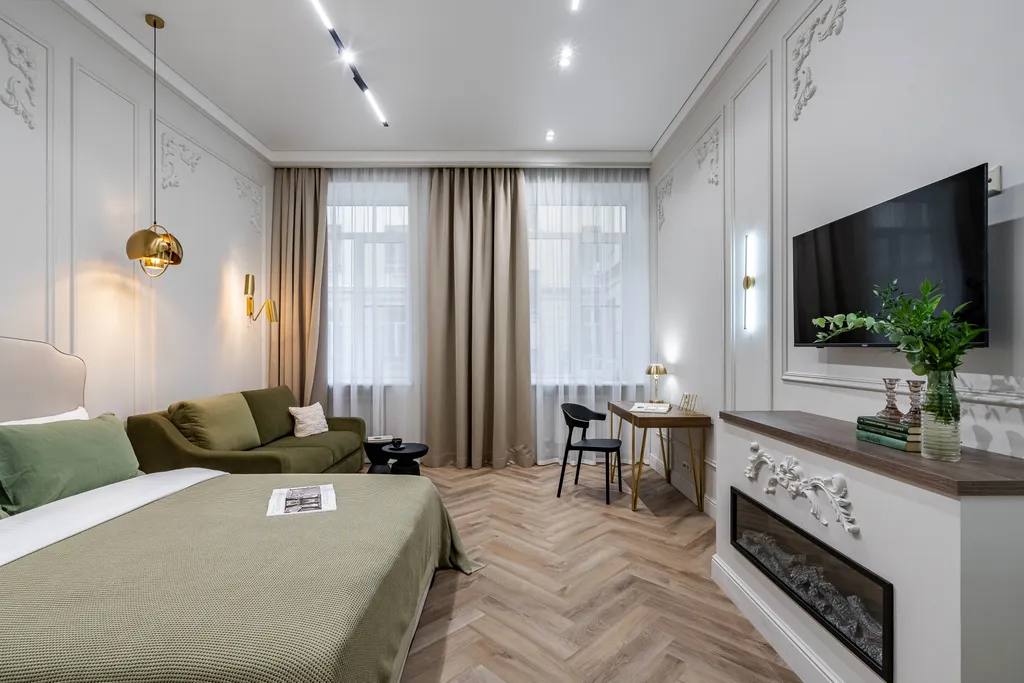 Квартира Квартира Апартамент Классика в Золотом треугольнике — Санкт-Петербург