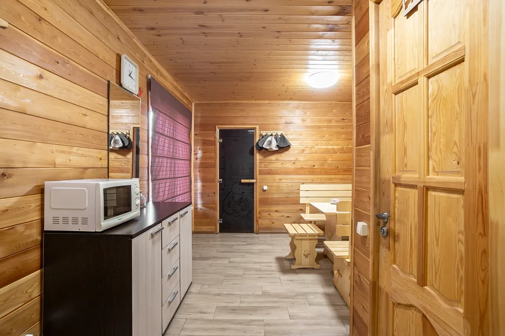 Уютный дом с русской баней и чаном