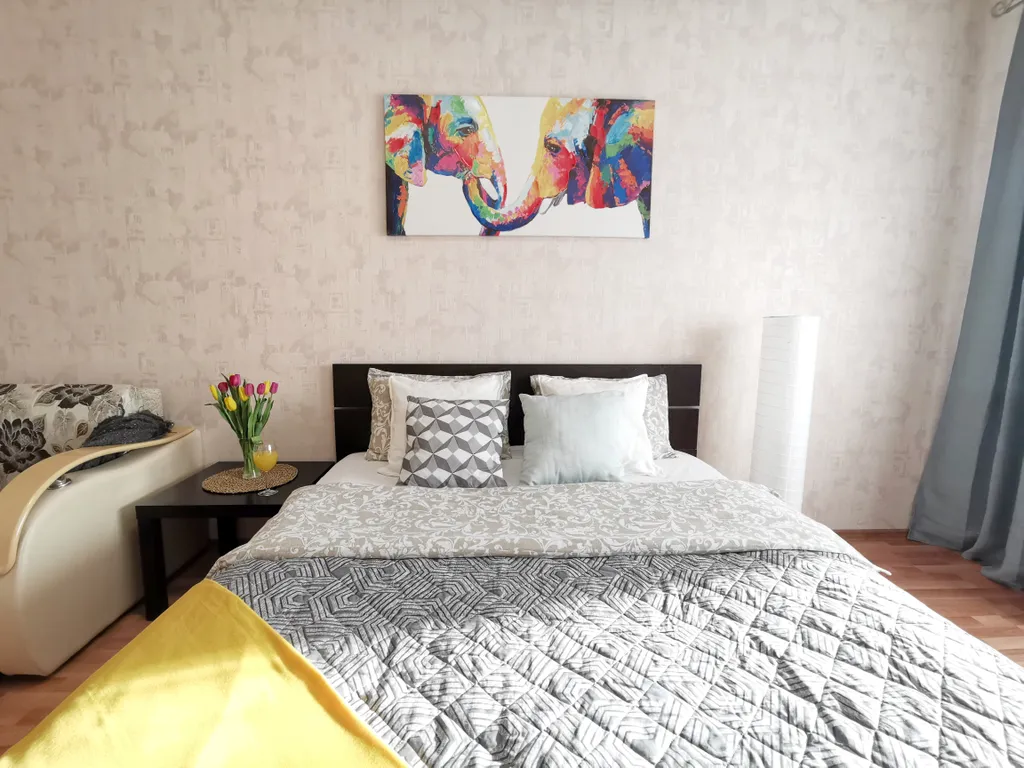 Уютная однокомнатная квартира с видом Волгу