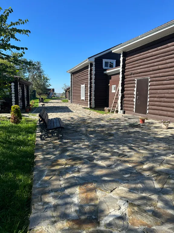 Дом в русском стиле Гжель