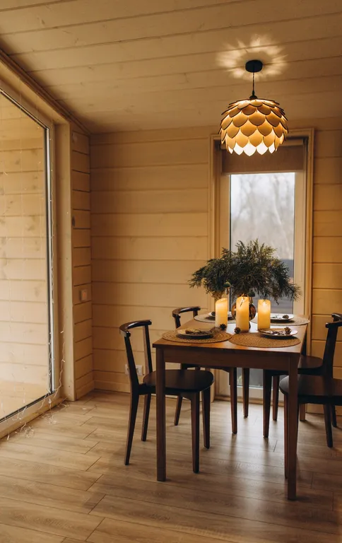 Дом у леса с русской баней