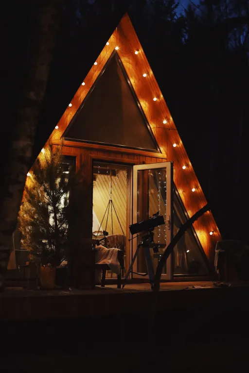 Коттедж Треугольный домик 36м2 с завтраком — Куровское