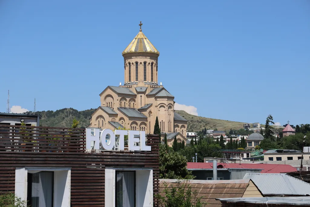 Апартамент с видом на достопримечательности