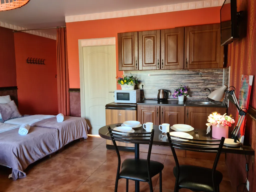 Уютная студия на 4 гостя