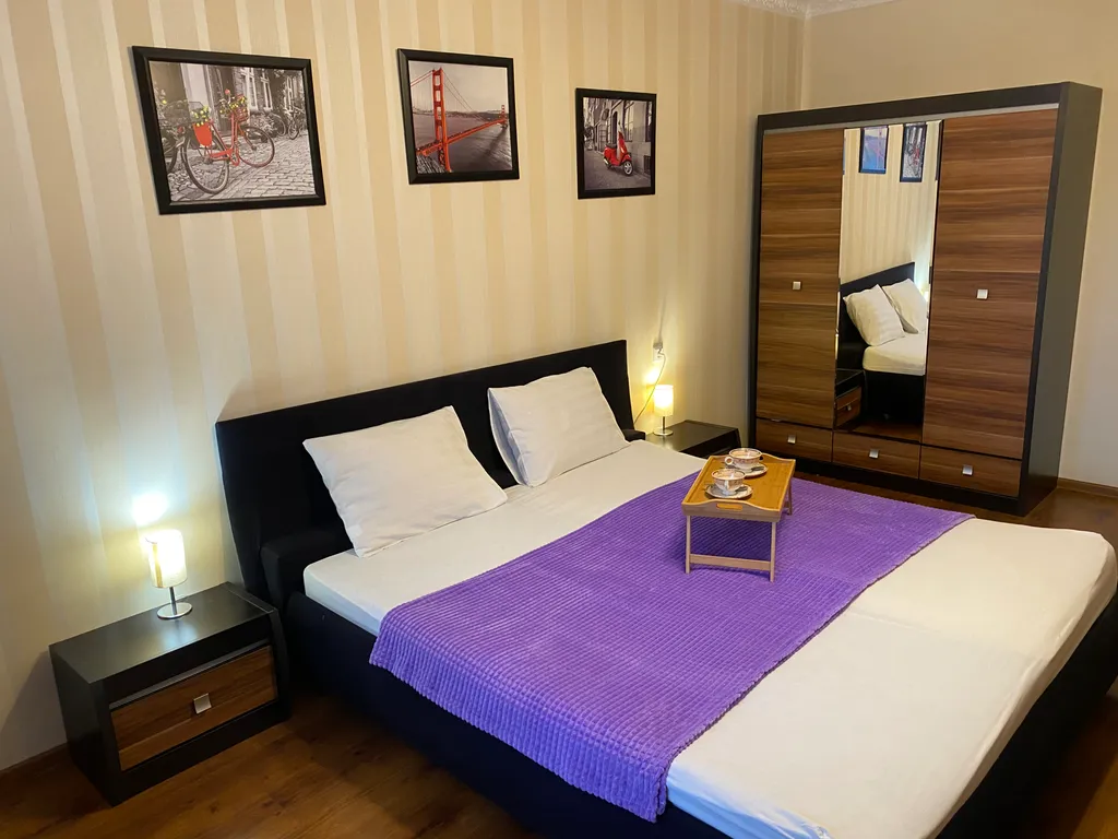 Красивая квартира с большим TV и Алисой