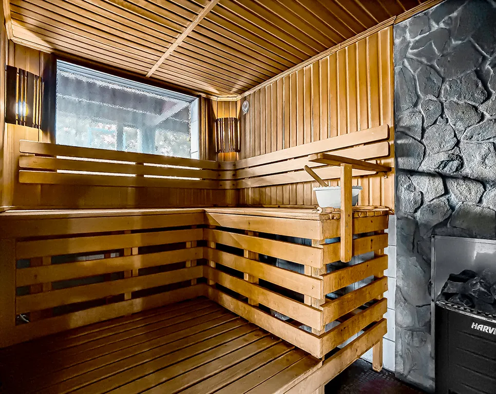 Дом с тёплым бассейном и камином Рощино Солнечный